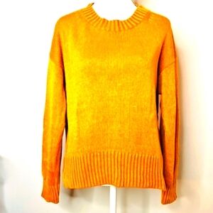 J Crew Women's Mustard Yellow Knit Sweater